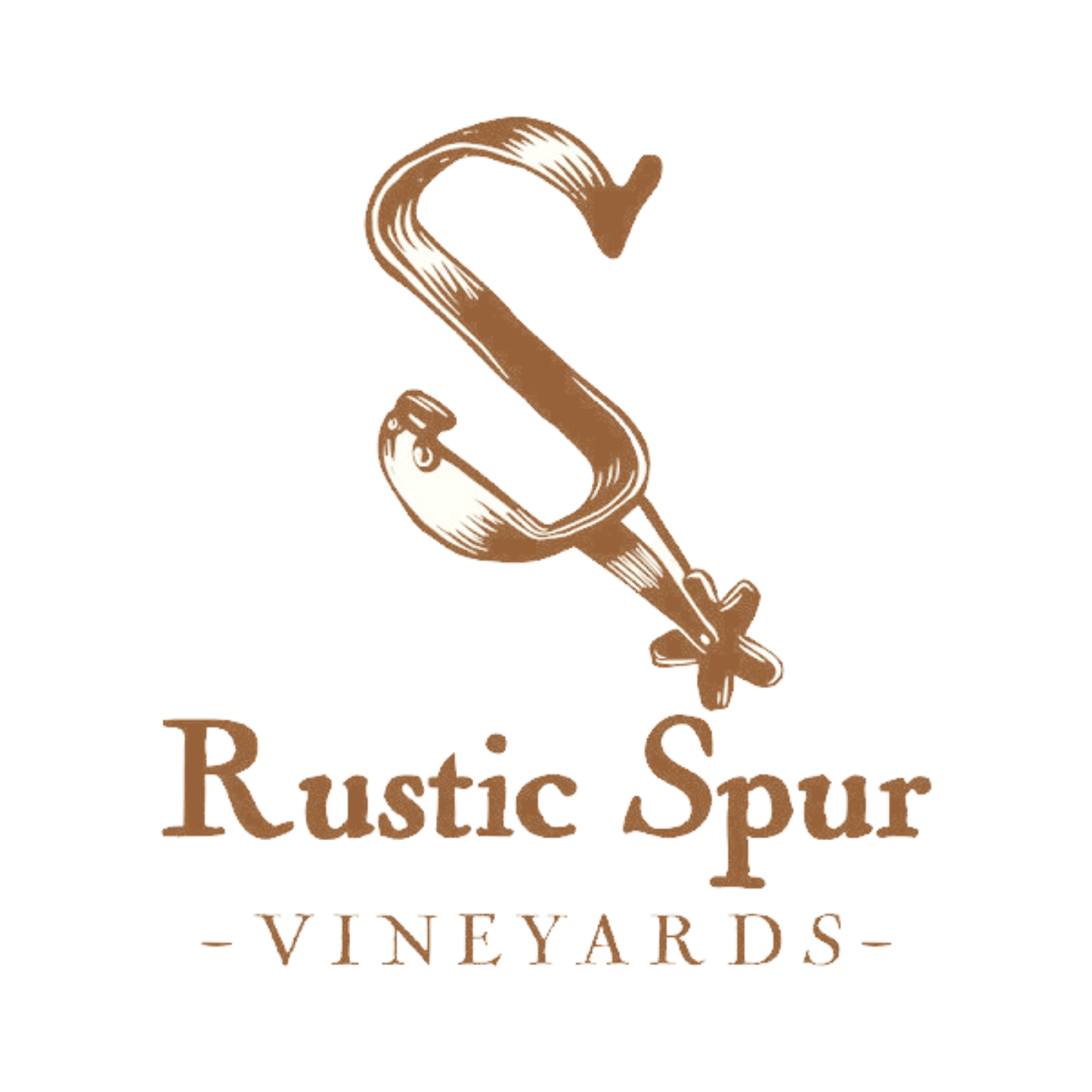 Rustic Spur Copper Logo with Beige